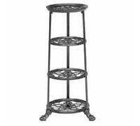 Pan Stand: 4 Tier Cast Aluminium Pan Stand, Graphite