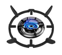 Pan Support for Gas Hob, Cast Iron Pan Ring 17cm, Non-Slip Stove Rack for Pan, Moka Pot, Universal Cooktop Stand for Kitchens