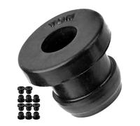 Pan support rubbers, 12 pieces, in black, made of silicone, heat-resistant, for Ø 5 mm rods, compatible with Dometic, Smev, Thetford motorhome hobs, pan support rubbers, hole plugs, pot supports, etc.