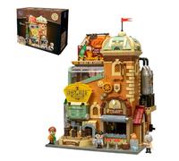 PAN TASY Craft Beer Brewery Modular Building Set | Microbrewery factory model with dynamic mechanisms and display-ready architecture, collectible brick construction for adults