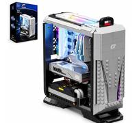 PAN TASY Desktop PC Building Set for Adults | Technical computer model and creative brick kit for building and display, collectible desk décor for home or office