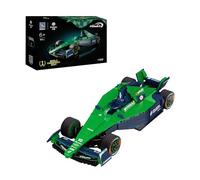 PAN TASY Envision Racing Formula E Team Building Block Set, Collectible Race Car Model Kit with Podium & Minifigure, Realistic Details, Display & Gift for Adults & Motorsport Fans