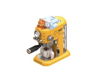 PAN TASY Garfield Funny Machine Series: Coffee Maker 301-Piece Building Block Toy