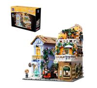 PAN TASY Italian Corner Building Set for Adults, Modular Street Model | Construction toy