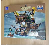 PAN TASY Pirate Tavern Building Set, Modular Shipwreck Architecture, Featuring Terrace Bar, Giant Rum Bottle Nautical Building Block Kit for Adult