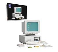 PAN TASY Retro TV Building Set for Adults | Technical brick model and creative diorama for building and display, collectible art décor for the home or office
