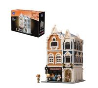 PAN TASY Tailor Shop Building Set, Victorian Modular Building for Adults | Featuring 47 Printed Pieces, 3-Story Design and Hidden Spy Room, Opening Walls, Collectible Architecture Model for Adults
