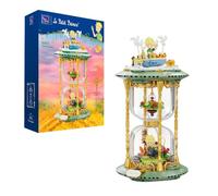 PANTASY The Little Prince Hourglass Building Blocks Set, Creative Construction Kit for Adults and Teens, Decorative Model for Home and Office, Detailed Hourglass Design for Display and Play