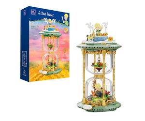 PAN TASY The Little Prince Hourglass Building Blocks Set, Creative Construction Kit for Adults and Teens, Decorative Model for Home and Office, Detailed Hourglass Design for Display and Play