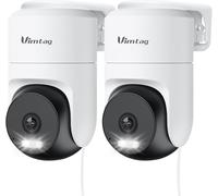Pan/Tilt Security Camera Outdoor, 2.5K 4MP WiFi Home CCTV Camera Wired, 360⁰ Vision Motion Tracking, No Blind Spots, AI Detection, Color Night Vision, Two-Way Talk, Surveillance Camera Work with Alexa