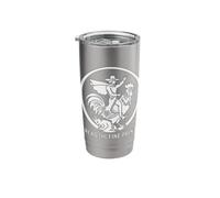 Pan Twardowski Polish Legend Folklore Design Stainless Steel Insulated Tumbler