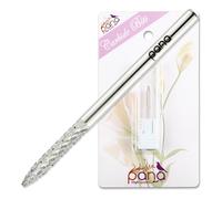 Pana 3/32" Under Nail Cleaner Safety Nail Carbide Bit - for Electric Dremel Drill Machine (Extra Fine, Silver)