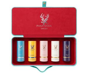 Pana-Dora-Sweden Unisex-fragrances SkadiTurquoiseTravel Set Eau de Parfum Skadi 15 ml + Eau de Parfum Scandic 15 ml + Eau de Parfum Emanuele 15 ml + Eau de Parfum Dorasima 15 ml + Eau de Parfum Velvet