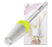 PANA Nail Carbide 5 in 1 Bit - Two Way Rotate use for Both Left and Right Handed - Fast remove Acrylic or Hard Gel - 3/32" Shank - Manicure, Nail Art, Drill Machine (Extra Fine - XF, Silver)