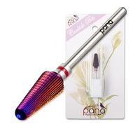 PANA USA 3/32” Purple Tornado Nail Carbide Drill Bit - Fast Remove for Acrylic or Hard Gels Remover Professional Manicure Pedicure Rotary Tool- Fine