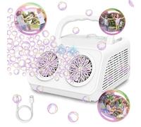 Panacare 2.0 Automatic Bubble Machine, Portable Professional Bubble Machine, 20,000+ Bubbles/Min with Bubble Water, 26 Holes, Children's Gift for Children, Wedding, Birthday, Stage, Party