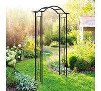 Panacea Wave Top Metal Garden Arch Galvanised Steel Inside And Out