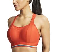 Panache 7341 Sports Non-Wired Sports Racer Bra - 7341 Sunrise Orange