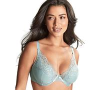 Panache Ana High Apex Padded Plunge Bra - Blue/Ash Rose - 32DD