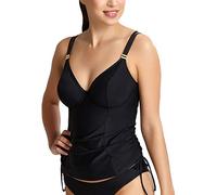 Panache Anya Riva Underwire Tankini Top, 38E, Black