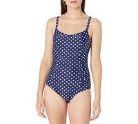 Panache Anya Spot One-Piece Underwire Swimsuit (SW1010), Navy, 36DD