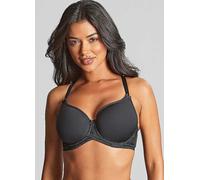 Panache Womens Panache Cari Spacer Picot Stretch-Woven T-Shirt Bra Black 38DD