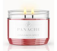 Panache Cinnamon Spice Scented Candle - Christmas Edition - Double Wick - Classic Spiced Scent