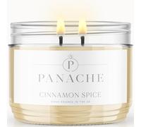 Panache Double Wicked Scented Candles | Cinnamon Spice | 350 gram Jar Candle | Natural Soy Wax | 48 Hours Burn | Great Gift Set for Women