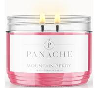 Panache Double Wicked Scented Candles | Mountain Berry | 350 gram Jar Candle | Natural Soy Wax | 48 Hours Burn | Great Gift Set for Women