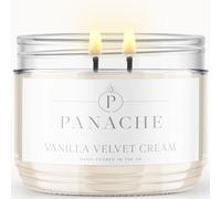 Panache Double Wicked Scented Candles | Vanilla Velvet Cream | 350 gram Jar Candle | Natural Soy Wax | 48 Hours Burn | Great Gift Set for Women