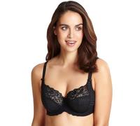 Panache Womens Panache Envy Stretch-Lace Underwired Balconette Bra Black 32D