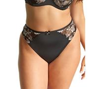 Panache Marlene High Waist Brazilian Brief - Black - S - 10
