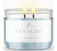 Panache Ocean Breeze Scented Candle - Double Wick - Clean Aquatic Scent