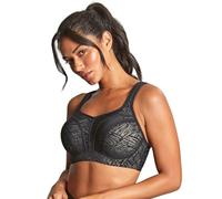 Panache Power Underwired Sports Bra - Black/Chalk - 32DD