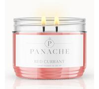 Panache Red Currant Scented Candle - Double Wick - Bright Fruity Scent