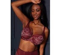 Panache Sabrina Underwired High Apex Balconette Bra Red Rose
