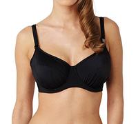 Panache Women's Anya Bikini Top, Opaque, Black, 34D