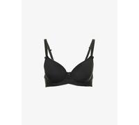 Panache Womens Black Cari Spacer Picot Stretch-woven T-shirt Bra 38e