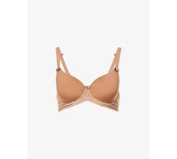Panache Womens Caramel Cari Spacer Picot Stretch-woven T-shirt Bra 32g