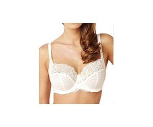 Panache Women's Envy Balcony Everyday Bra, Off-White (Ivory), 34H