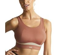 Panache Women's Freedom Non-Wired Sports Bra - Seamless Comfort & Support with Lycra Adaptiv Fabric, Sienna Rose/Chalk, 32E