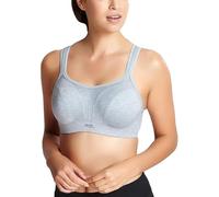 Panache Women's High Impact Underwire Sports Bra, Opaque, Grey Marl, 36D