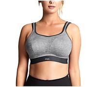 Panache Women's Non-Wired Sports Bra, Charcoal/Gray, 34E