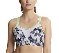 Panache Women's Non-Wired Sports Bra, Opaque, Grey Animal, 28H US
