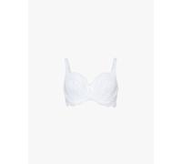 Panache Womens Panache Andorra Full-Cup Underwired Lace Bra White 38G