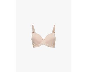 Panache Womens Panache Cari Moulded-Cup Spacer T-Shirt Bra Champagne 38D