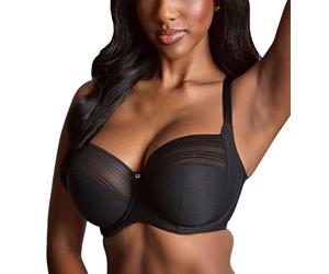 Panache Women's Serene Underwired Full Cup Bra Balconette, Opaque, Noir, 34J US