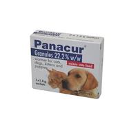 Panacur Granules 22% 1.8g for Cats & Dogs - 3 Sachets