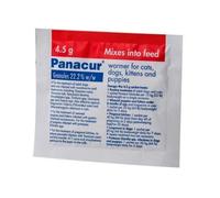 Panacur Wormer Granules for Dogs and Cats - 4.5g Red Sachet