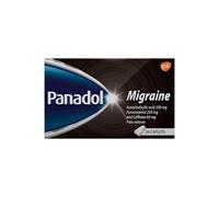 Panadol Migraine Paracetamol Tablets 24's Caplets|Headache Treatment|Premenstrual & Menstrual Cramps